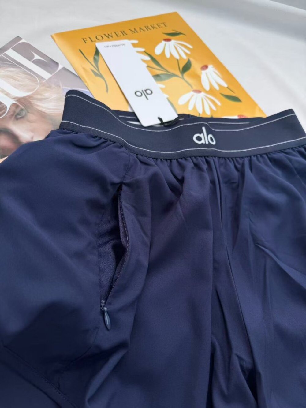 New with Tags😘ALO Yoga Match Point Shorts Navy | Tennis Athletic Short - Picture 4 of 7